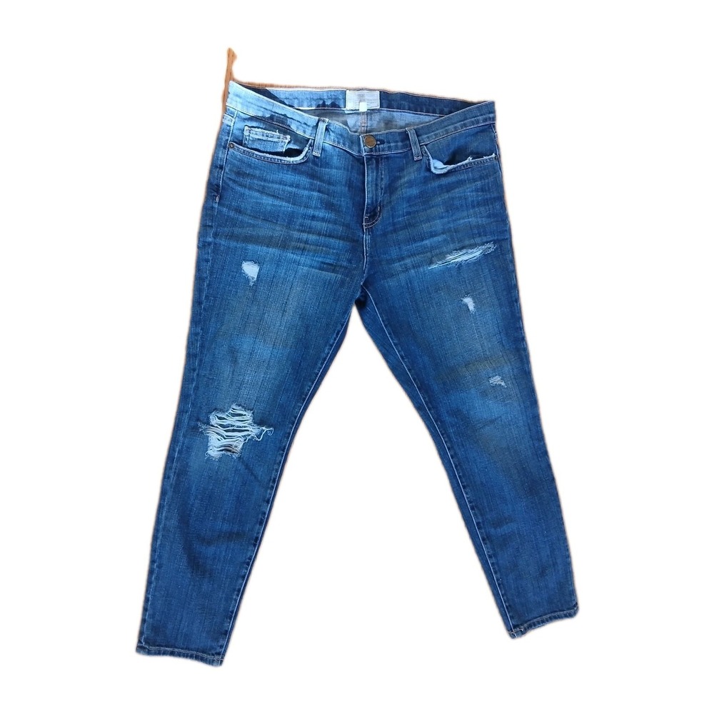 Current Elliott Denim Women's Distressed 32 Ripped